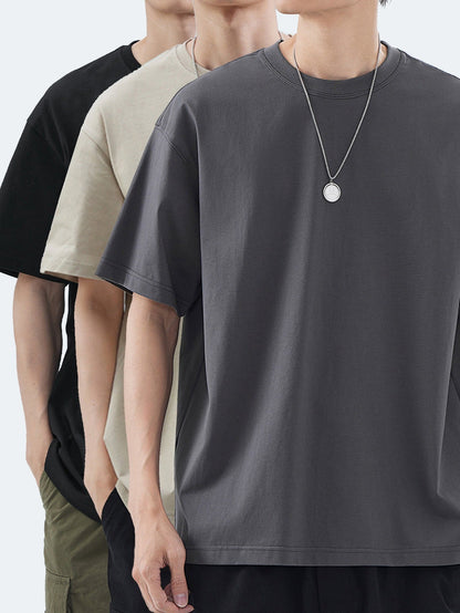 Herren Basic Oversize T-Shirt Set – Lässiger Streetwear Look für Alltag und Freizeit