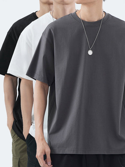 Herren Basic Oversize T-Shirt Set – Lässiger Streetwear Look für Alltag und Freizeit