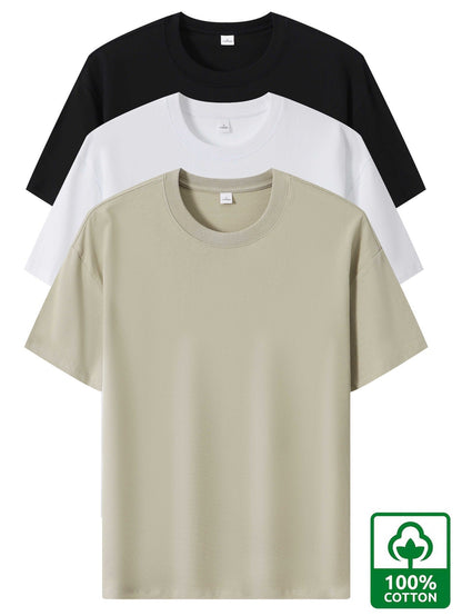 Herren Basic Oversize T-Shirt Set – Lässiger Streetwear Look für Alltag und Freizeit