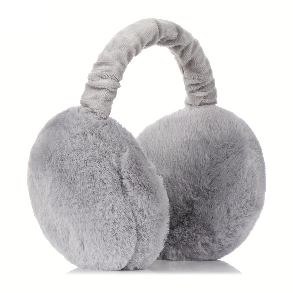 Ohrenwärmer Flauschig Warm Winterschutz Mehrfarbig