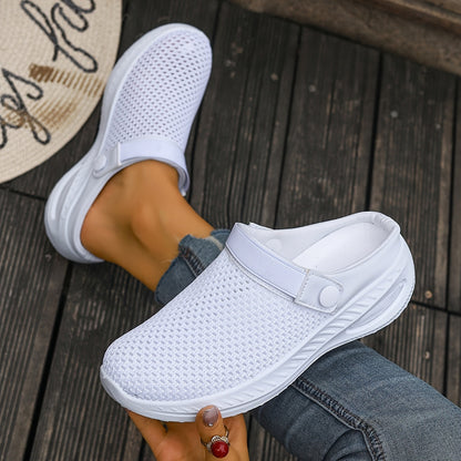 Damen Slip-On Mesh Clogs – Sportliche Freizeitschuhe mit Komfort für Alltag und Freizeit