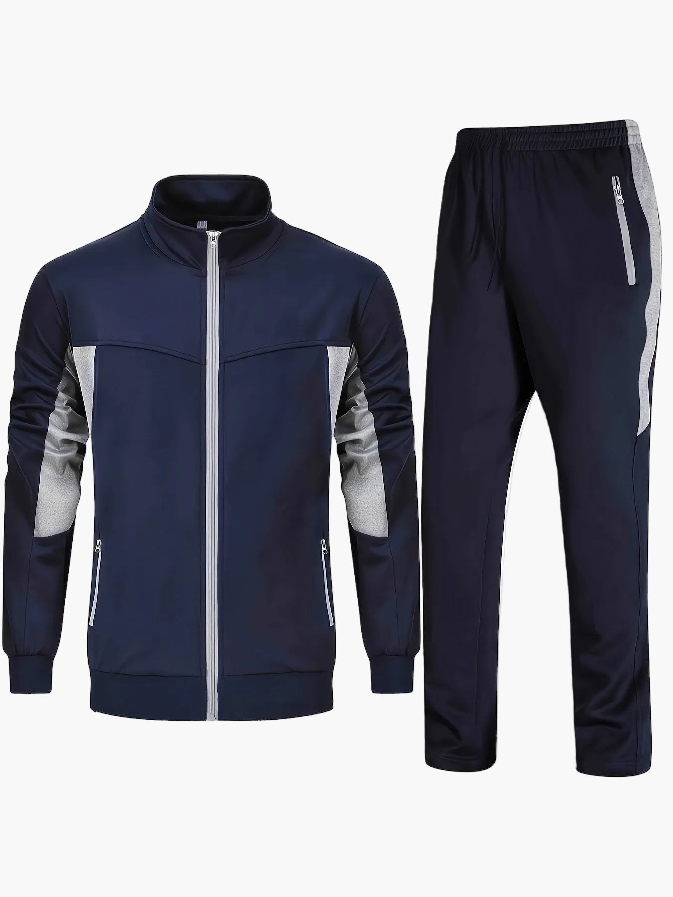 Herren Trainingsanzug Set Sportlich Freizeit Jogginganzug