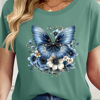 Damen Basic T-Shirt im Casual Look – Perfekt für Alltag & Freizeit