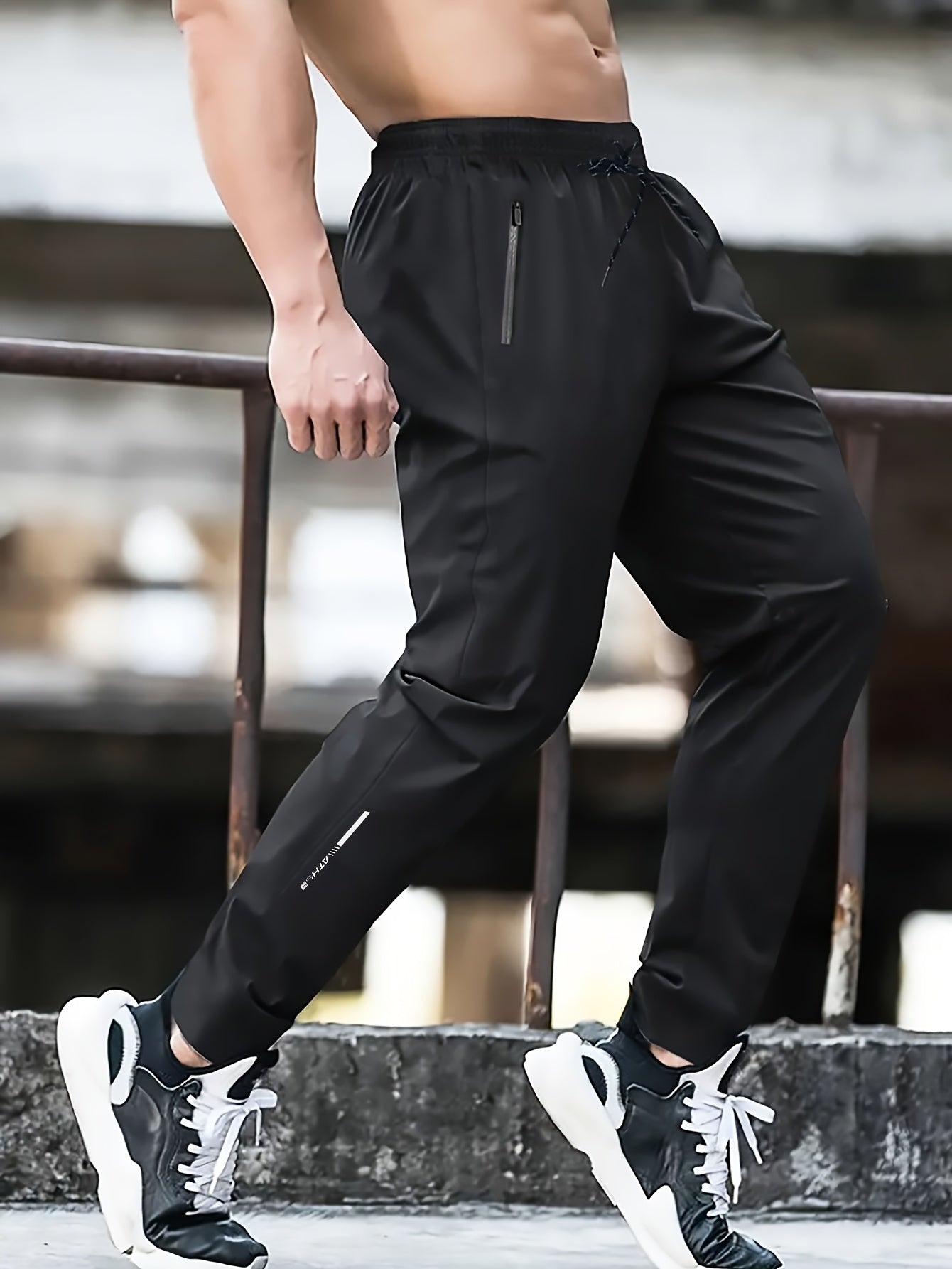 Herren Jogginghose mit Kordelzug – Bequeme Freizeithose für Alltag und Sport – Große Größen