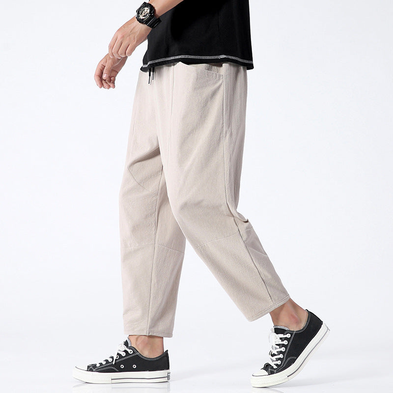 Herren Haremshose Locker Freizeit Streetwear Jogginghose