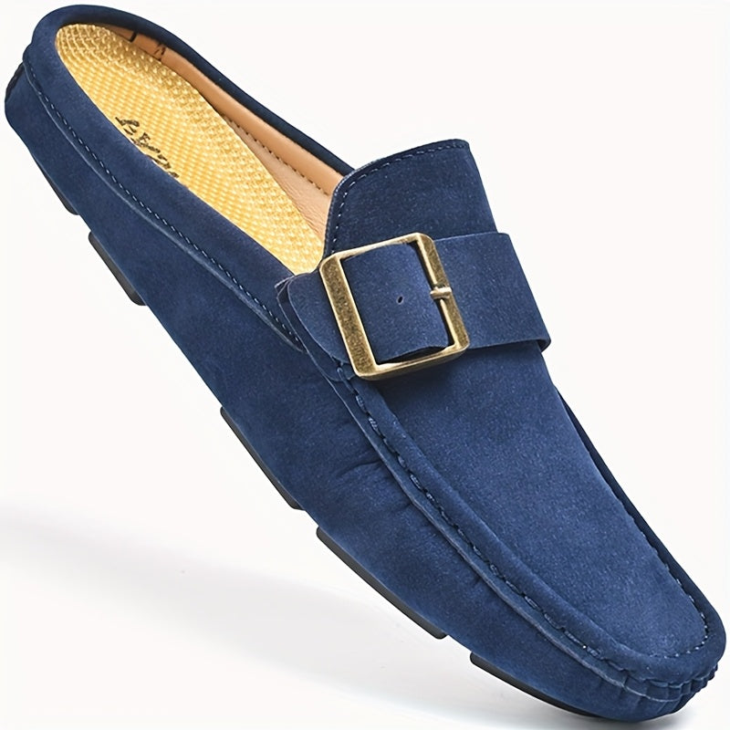 Herren Mokassin-Loafer mit Schnalle – Elegante Slip-On Schuhe für Freizeit und Alltag