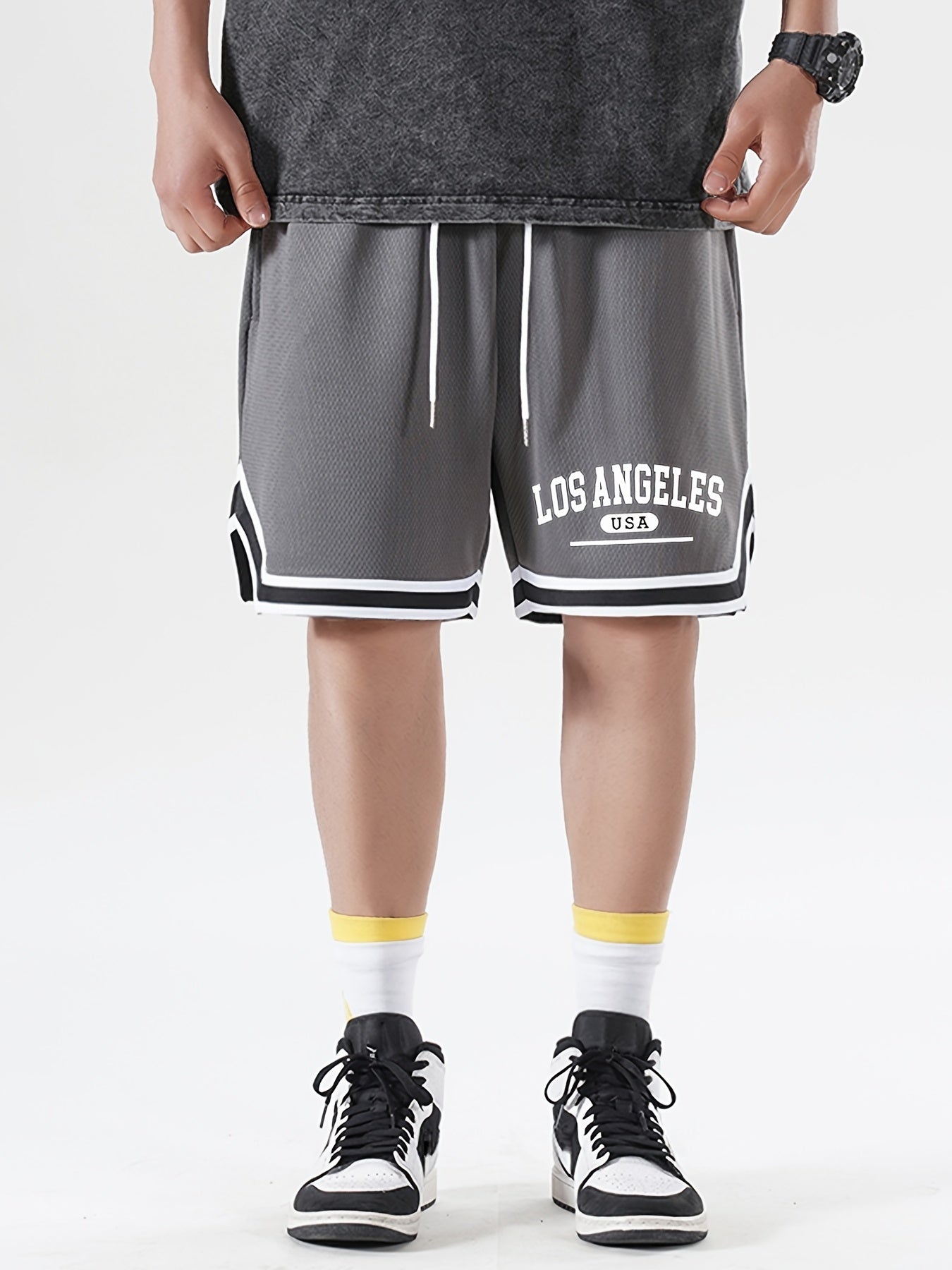Herren Basketball Shorts Los Angeles USA – Sportlicher Urban Style für Fitness & Freizeit