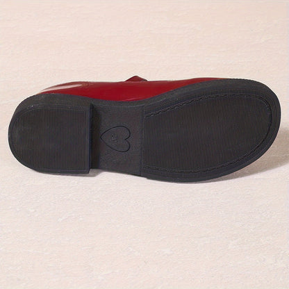 Damen Mary Jane Ballerinas im Preppy-Stil – Bequeme Alltagsschuhe mit Riemchen