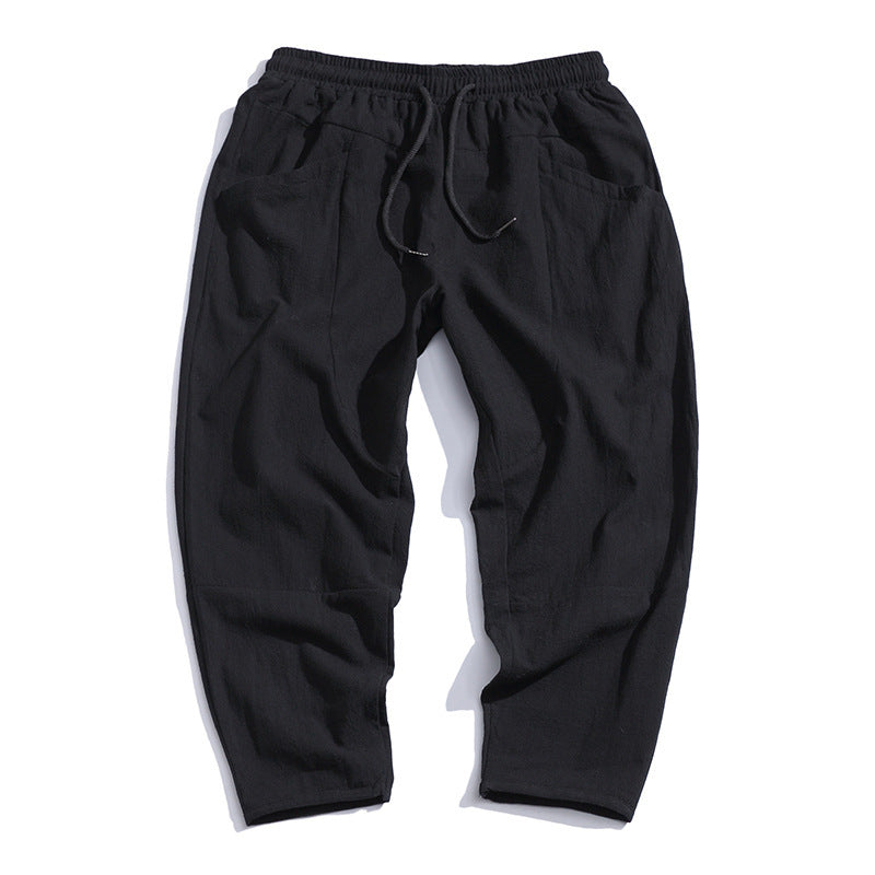 Herren Haremshose Locker Freizeit Streetwear Jogginghose