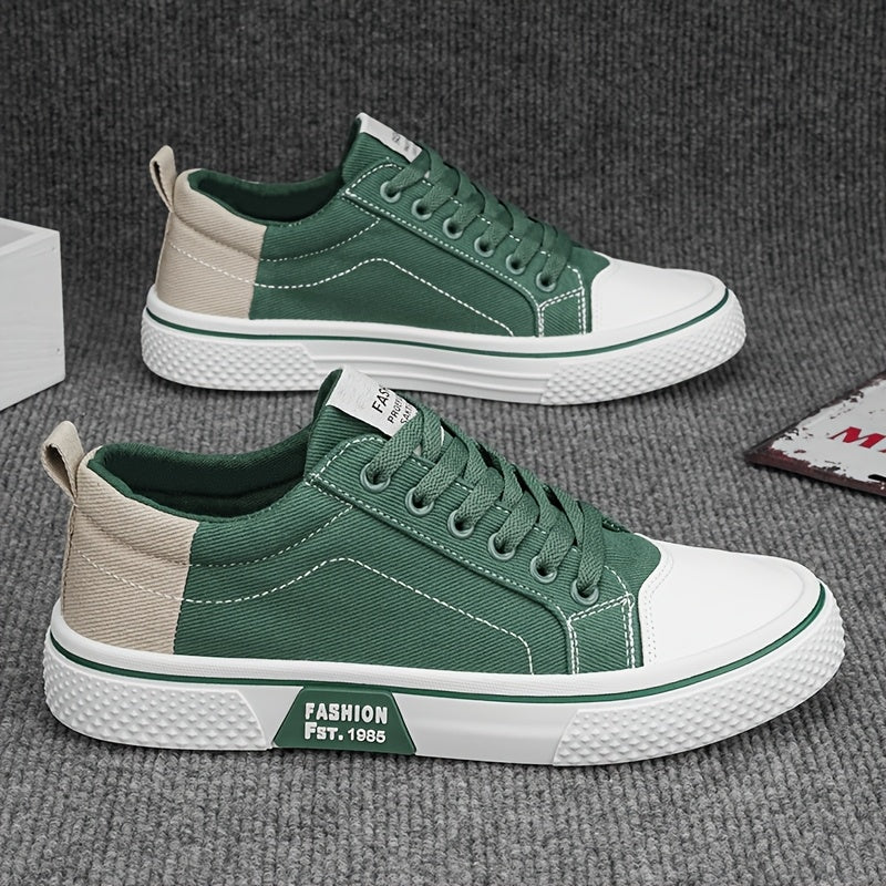 Herren Low-Top Sneaker im Vintage-Stil für Alltag und Freizeit