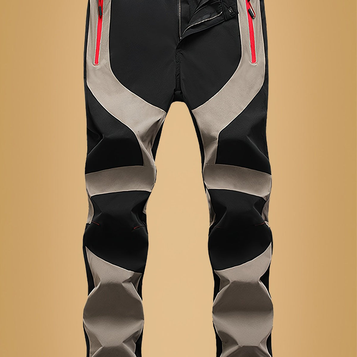 Unisex Outdoorhose mit Kontrastdetails Wanderhose Sporthose