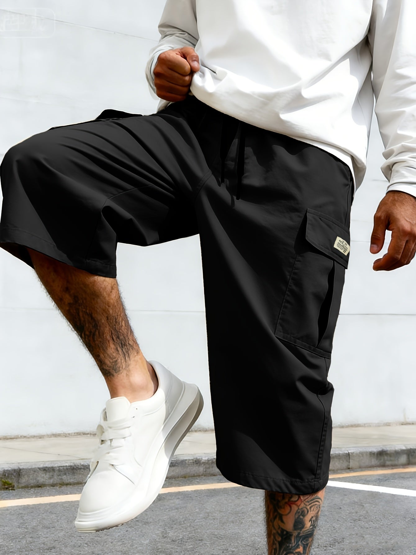 Herren Streetwear Cargo Shorts Freizeit Bermuda Urban Style