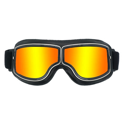 Retro Motorradbrille für Herren – stylische Pilotenbrille mit UV-Schutz, polarisiert, modisches Vintage-Design