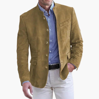 Herren Freizeitjacke mit Stehkragen