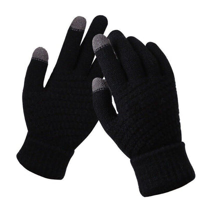 Unisex Strick Touchscreen-Handschuhe in verschiedenen Farben