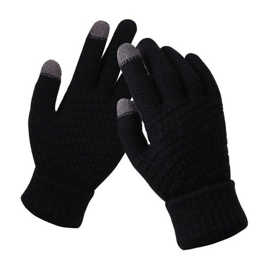 Unisex Strick Touchscreen-Handschuhe in verschiedenen Farben