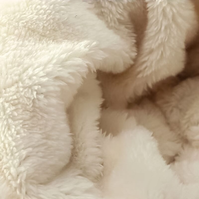Winter-Mütze & Schal Set für Damen, Strick-Mütze mit Ohrenklappen und passender Schal