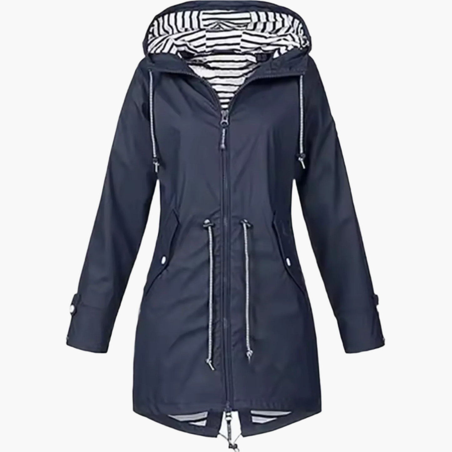 Damen Übergangsjacke mit Kapuze und Modernem Schnitt