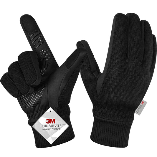 Winterhandschuhe mit 3M Thinsulate Isolation und Touchscreen-Funktion, warm