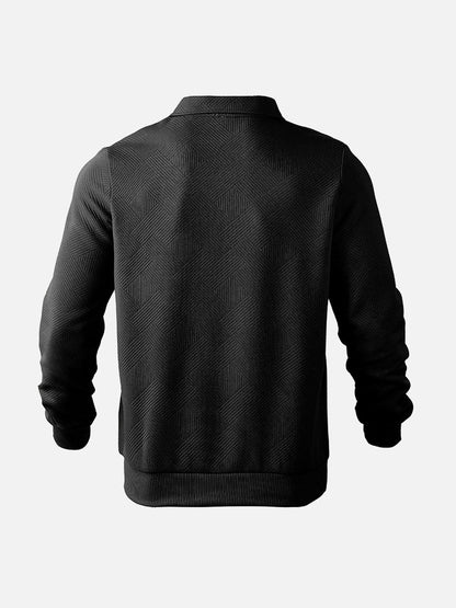Herren Halbzip Pullover mit Kragen – Stilvoller Freizeit- & Business-Sweater
