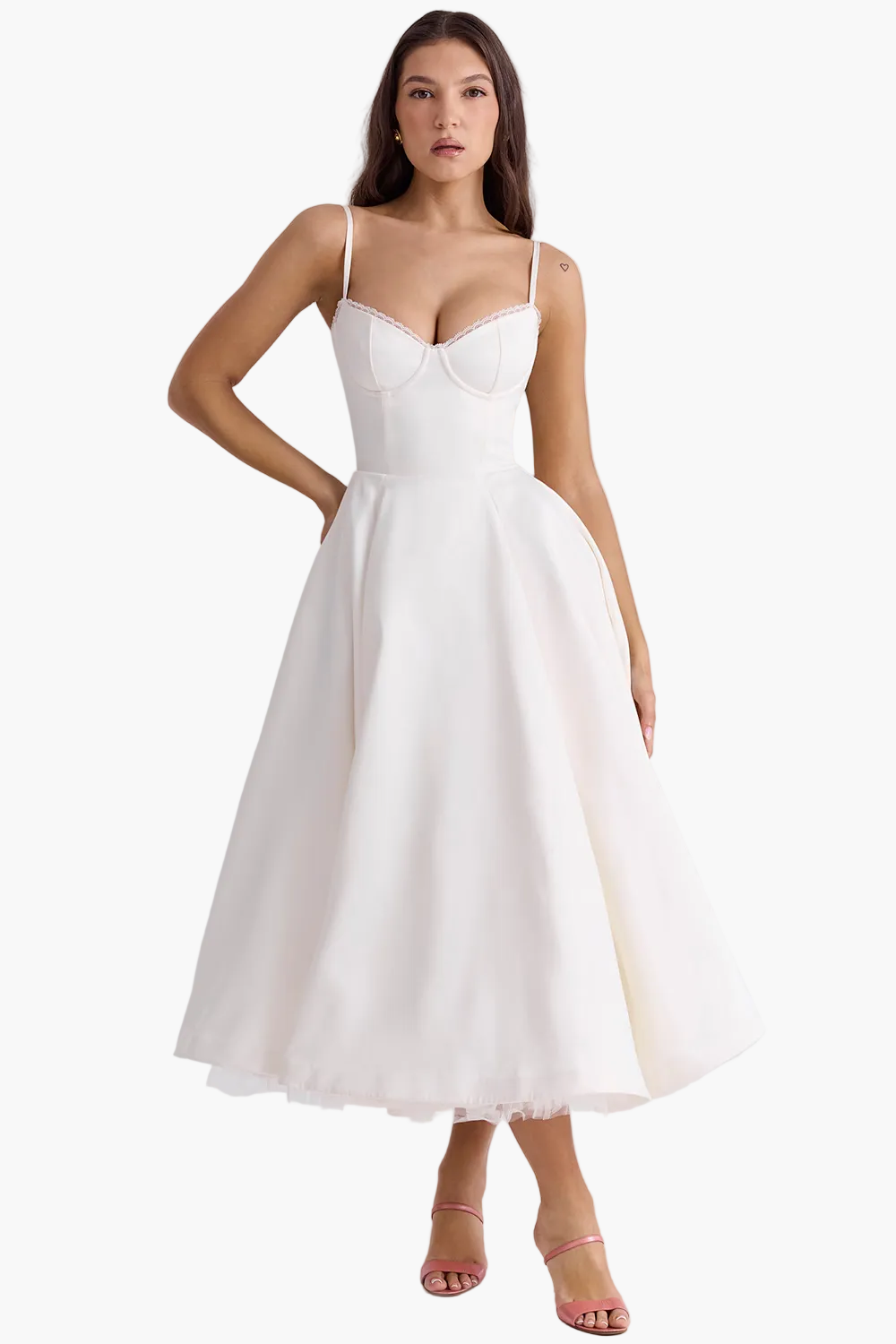 Damen Elegantes Festkleid im Vintage-Stil – Perfekt für besondere Anlässe und elegante Feiern