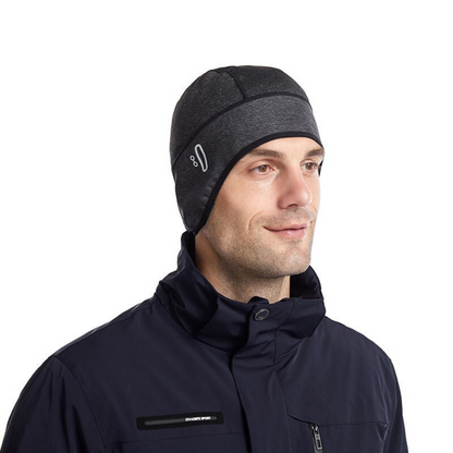 Winter Sportmütze mit Ohrenschutz, gefüttert, Unisex