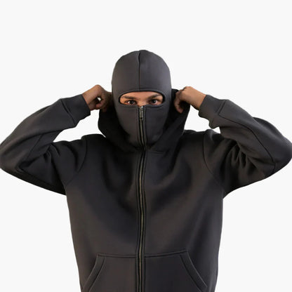 Herren Streetwear Hoodie mit integrierter Sturmhaube – Urban Style für Alltag und Outdoor