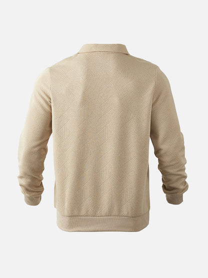 Herren Halbzip Pullover mit Kragen – Stilvoller Freizeit- & Business-Sweater