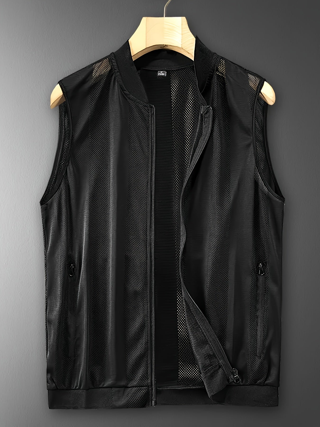 Herren Weste mit Reißverschluss für sportlichen Freizeit-Look