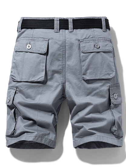 Herren Cargo Shorts mit Gürtel – Klassisches Freizeitdesign, Ideal für Outdoor und Alltag
