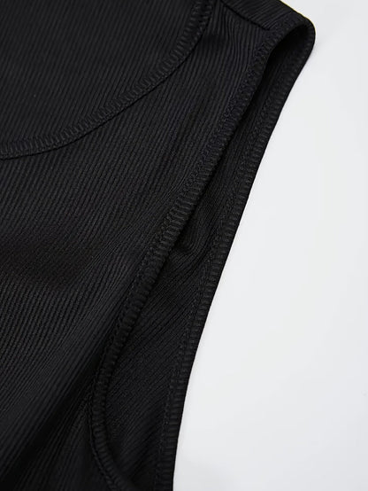 Damen Elegantes Abendkleid mit Gürtel – Ärmellos, Ballkleid-Stil, Perfekt für Feste & Anlässe