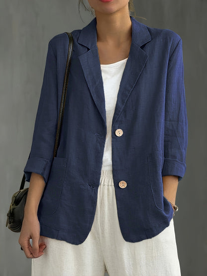 Damen Blazer im lässigen Business-Stil – Eleganter Freizeit-Jacke für Büro und Alltag