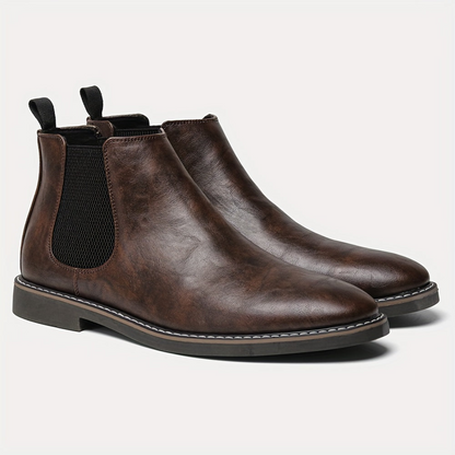 Herren Chelsea Boots mit elastischem Einsatz und Zuglasche