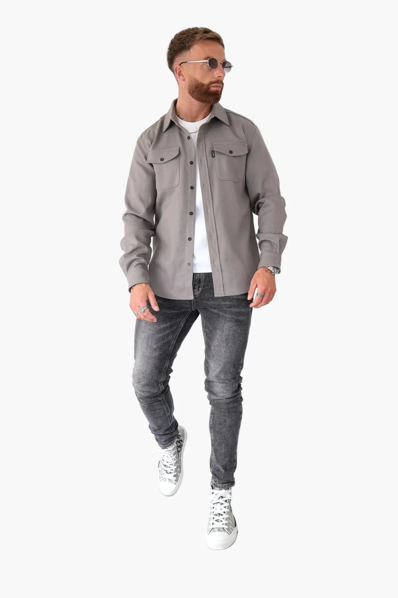 Herren Freizeit Hemd mit Brusttaschen