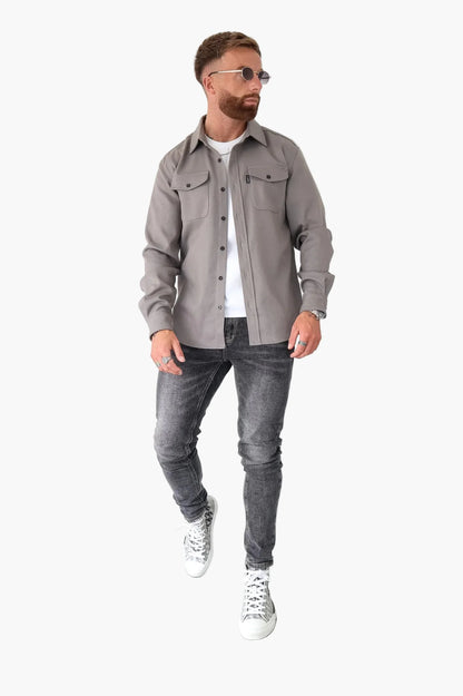 Herren Freizeit Hemd mit Brusttaschen