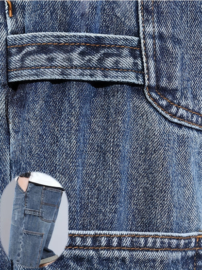 Herren Casual Jeans Shorts Regular Fit – Bequeme Freizeitshorts mit großen Taschen