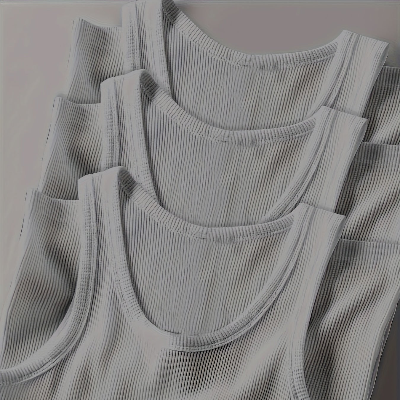 Herren Sportliches Ripp-Tanktop Set – Klassischer Schnitt, Modernes Design, Für Fitness & Freizeit