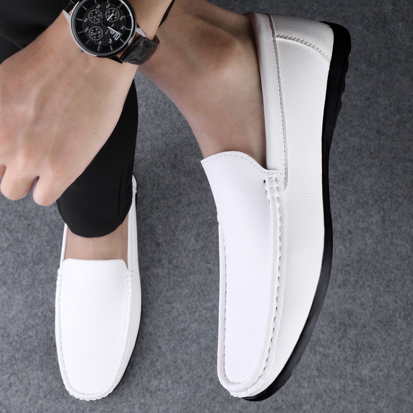 Herren Slip-On Loafer – Minimalistischer Stil für Freizeit und Business