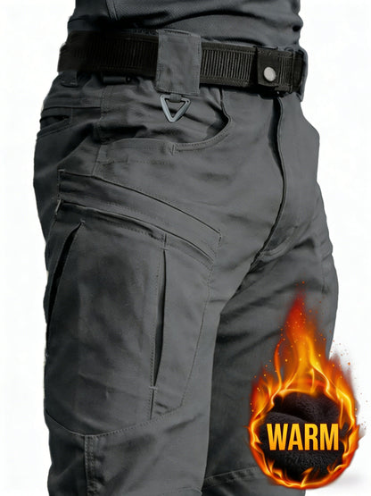 Tactical Hose Herren mit Warmfutter – Cargo Stil, mehrere Taschen