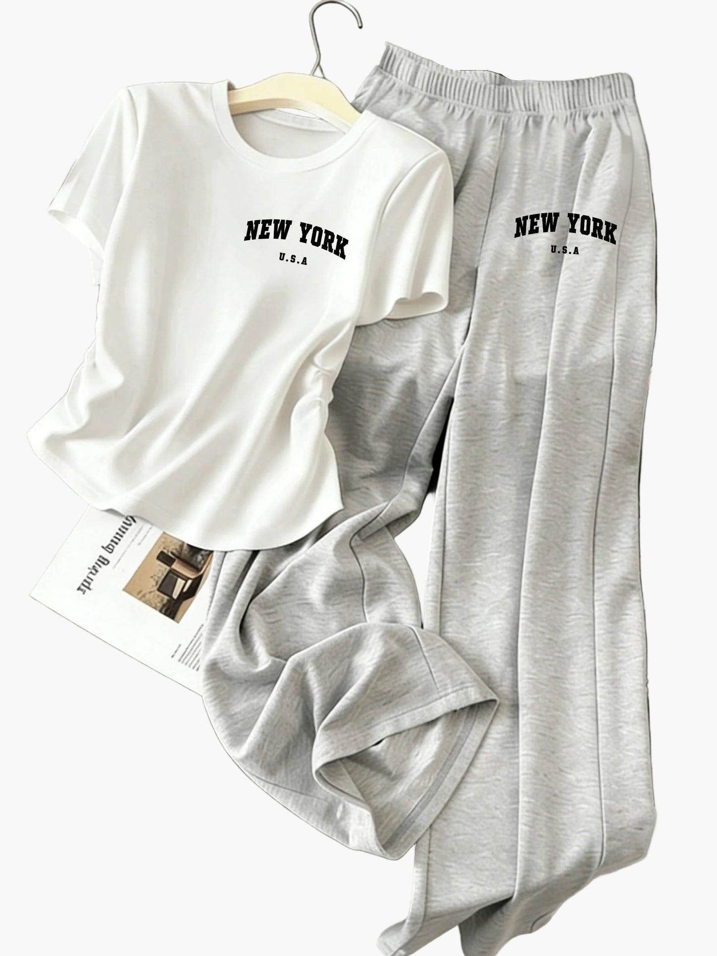Damen Loungewear Set mit Schleifen-Detail – Zweiteiliges Freizeit-Outfit für entspannte Tage