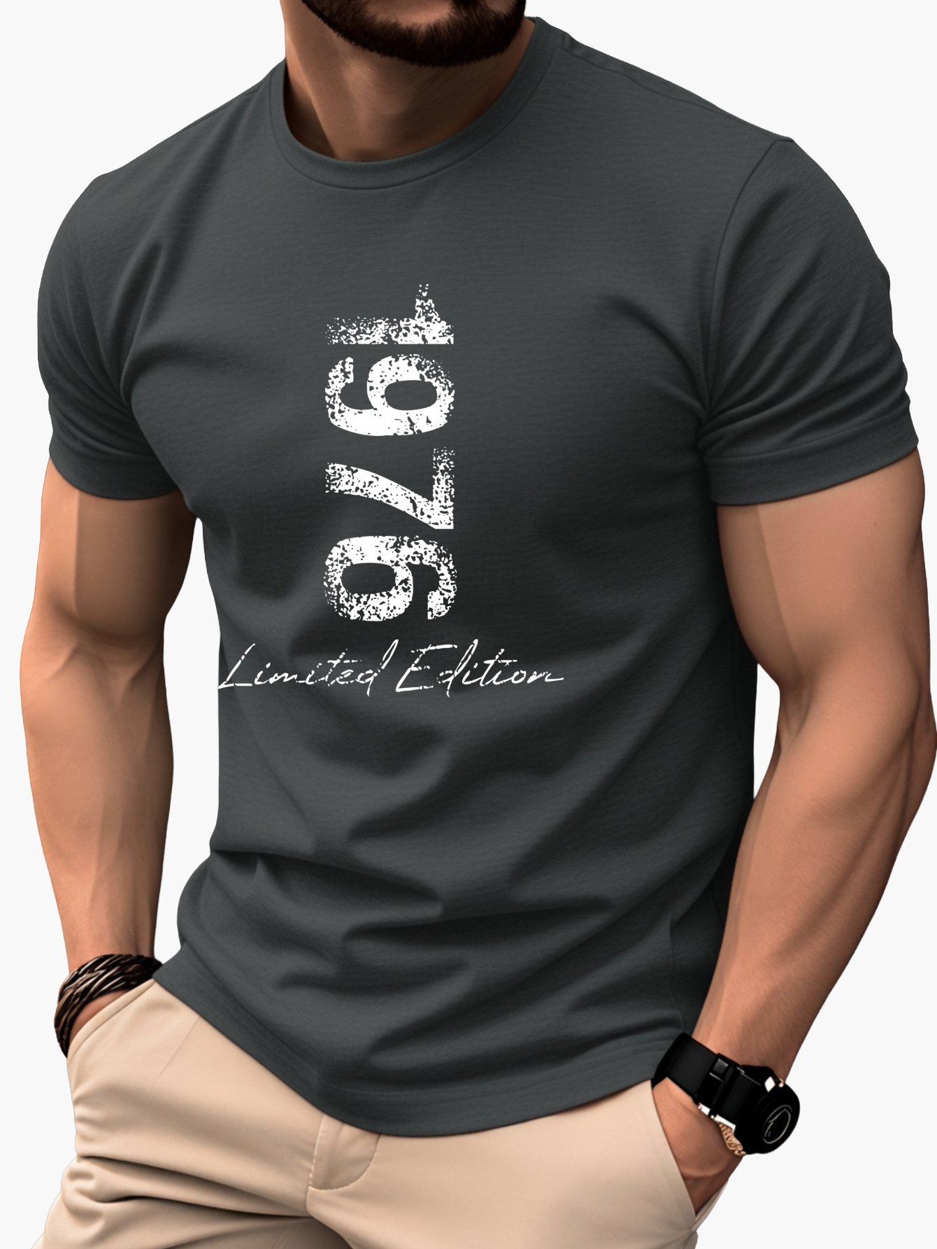 Herren T-Shirt 1976 Limited Edition – Vintage Style, Casual Mode, Geschenkidee