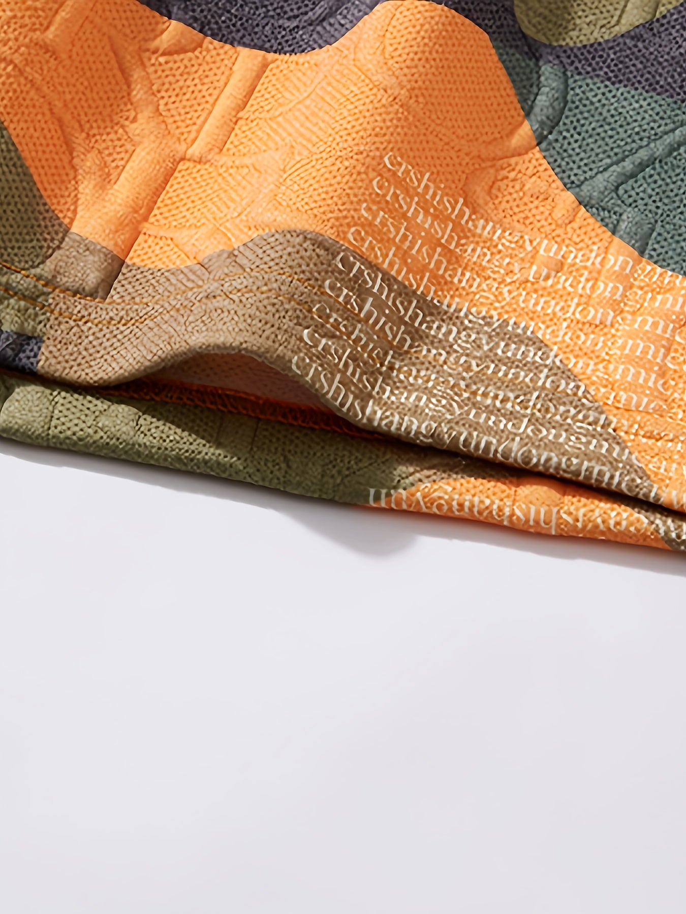 Herren Urban Style Grafik-Shorts mit Camouflage-Muster und Prägung – Freizeit & Streetwear