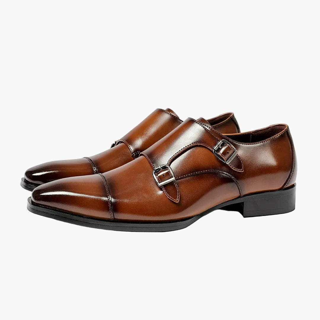 Herren Doppel-Monkstrap Businessschuhe – Elegante Anzugschuhe für Büro & festliche Anlässe