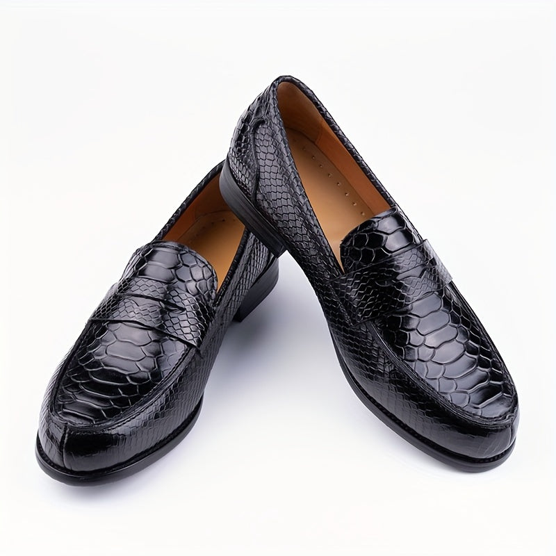 Herren Penny Loafer Elegant Business Schuhe – Klassische Slipper für besondere Anlässe