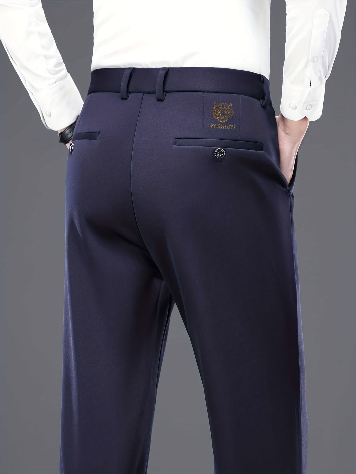 Herren Winterhose gefüttert - Schwarz, Marineblau oder Grau, weiches Futter
