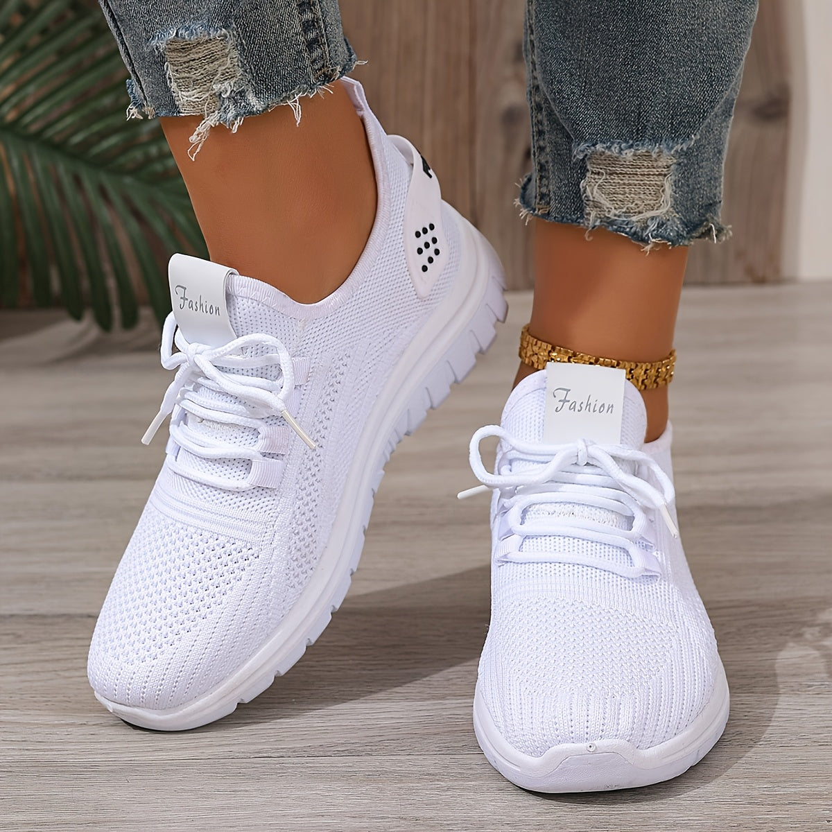 Damen Komfort-Sneaker für Freizeit & Sport – Atmungsaktive Low-Top Schuhe