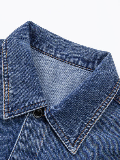 Herren Jeansweste im lässigen Streetwear-Stil – Ideal für Alltag und Freizeit