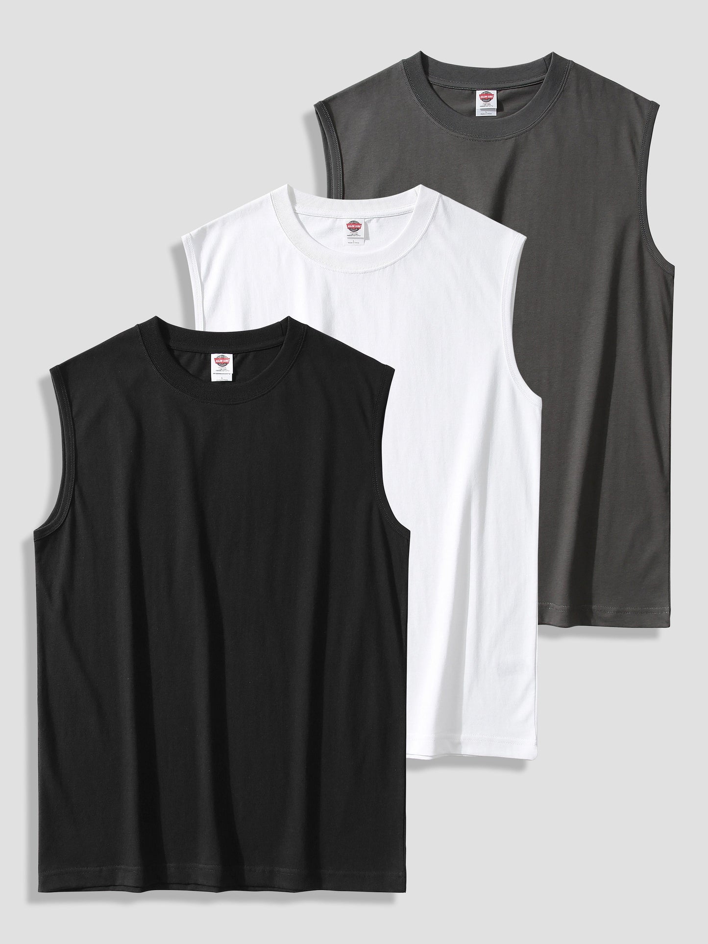 Herren Muscle Fit Tanktops 3er Pack – Sportliche ärmellose Shirts für Training & Alltag