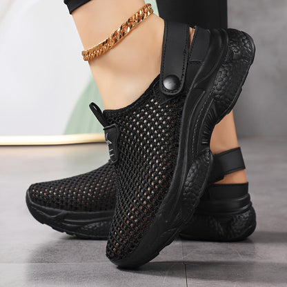 Damen Slip-On Sportliche Clogs – Bequeme Freizeitschuhe mit Fersenriemen