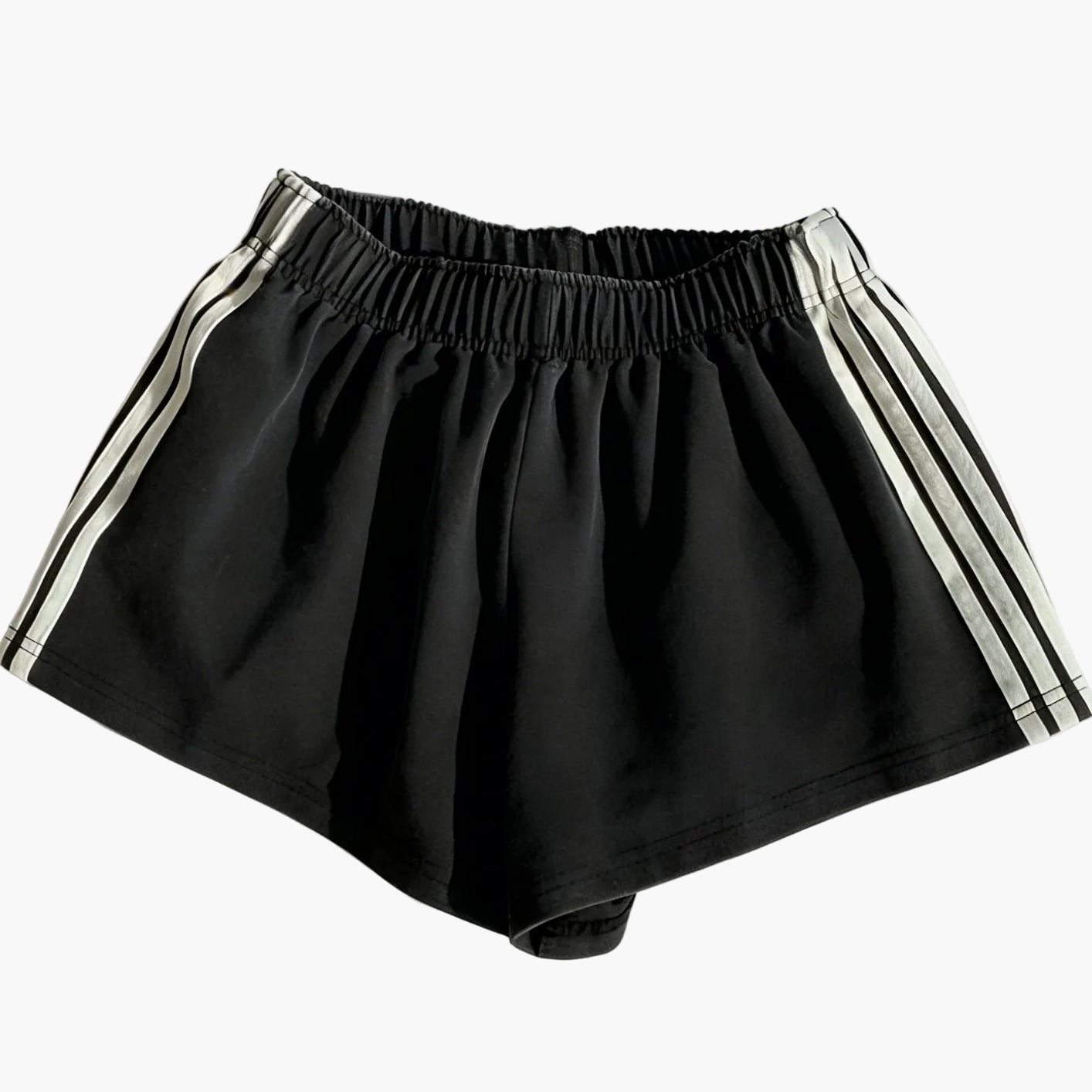 Damen Sport Shorts mit Streifen – Lässige Fitness & Freizeitshorts